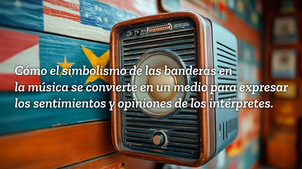 Cómo el simbolismo de las banderas en la música se convierte en un medio para expresar los sentimientos y opiniones de los intérpretes.