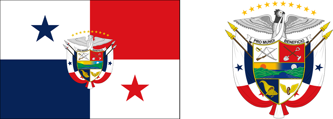 The coat of arms of Panama