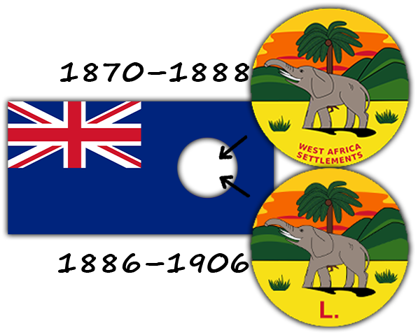 Flags of British West Africa and the Lagos Colony