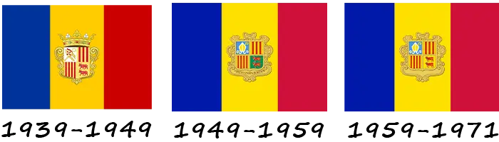 History of the flag of Andorra