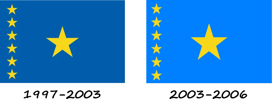 Flag of the Democratic Republic of the Congo (1997-2006)