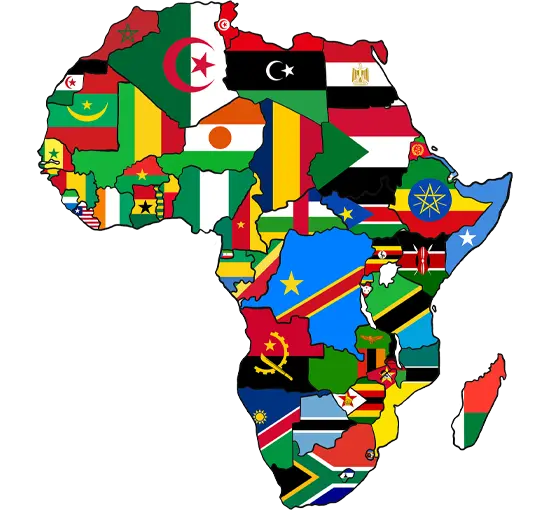 Flags of African countries