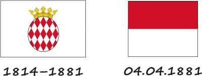 History of the flag of Monaco
