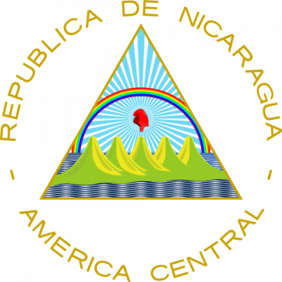 The coat of arms of Nicaragua