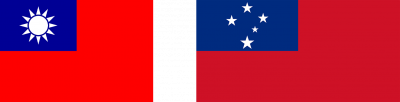 What flag is Samoa's flag similar to?