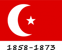 The flag of the Ottoman Empire in Samoa