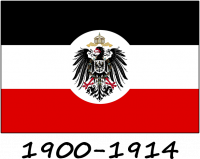 The flag of the German Empire (Reichsadler) in Samoa