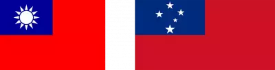 What flag is Samoa's flag similar to?