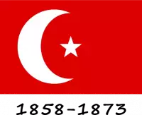 The flag of the Ottoman Empire in Samoa